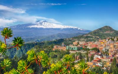 Etna ir Taormina   Sicilija