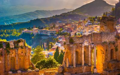 Taormina teatras   Sicilija