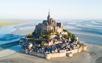 Le Mont Saint Michel   Prancūzija