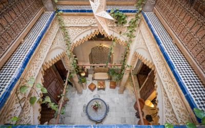 Moroccan Riad from the top floor