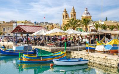 Marsaxlokk, Malta, old fisherman village