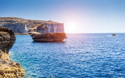 Azure Window, Gozo island, Dwejra. Malta
