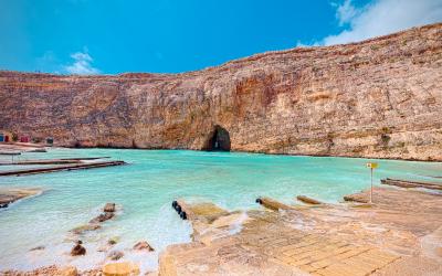 Inland Sea at Dwejra, Gozo, Malta