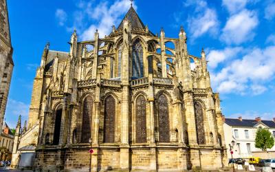 Saint Gatien's Cathedral in Tours   France