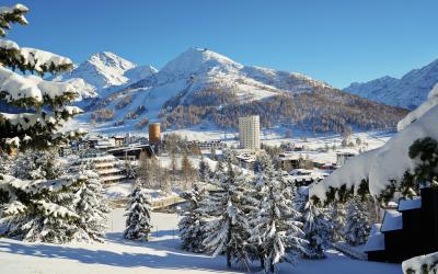 alpine village of Sestriere
