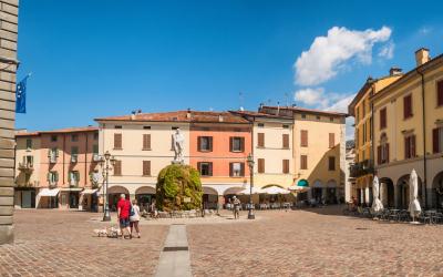 City square in Iseo Village