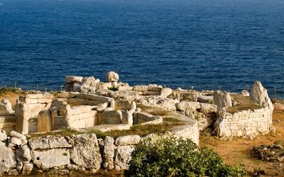 Mnajdra Neolithic Temple in Malta