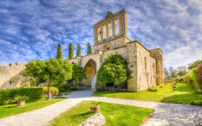 Bellapais Abbey, is the ruin of a monastery built by Canons Regular in the 13th century