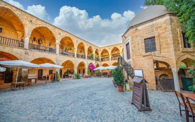 Historical Great Inn, Nicosia, North Cyprus.