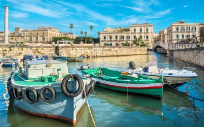 Ortigia island. Syracuse, Sicily