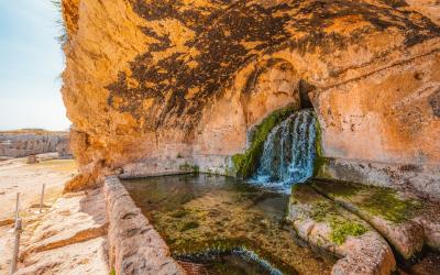 Greek theatre at Archaeological Park of Syracuse Sicily